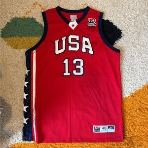 Team USA Tim Duncan Reebok Jersey (size 48 / fits like an XL)